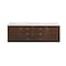 James Martin Vanities Amberly 72in Double Vanity, Mid-Century Walnut w/ 3 CM White Zeus Top 670-V72-WLT-3WZ - alternate 5